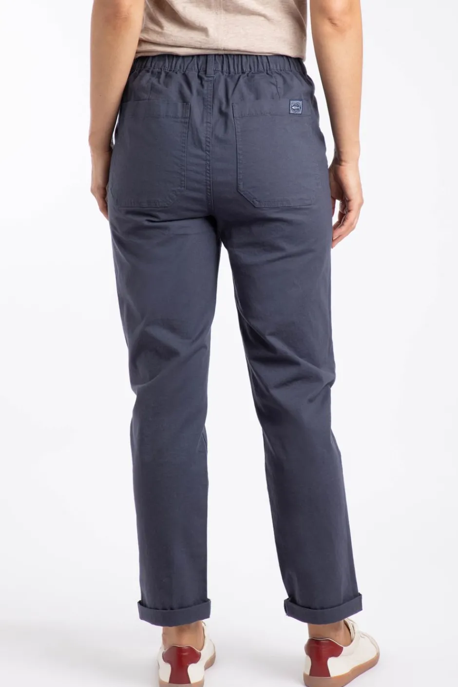 Weird Fish Leggings|Jumpsuits & Playsuits|Malorri Organic Cotton Chino Trousers Navy