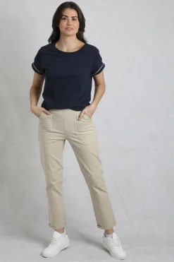 Weird Fish Leggings|Jumpsuits & Playsuits|Malorri Organic Cotton Chino Trousers Stone