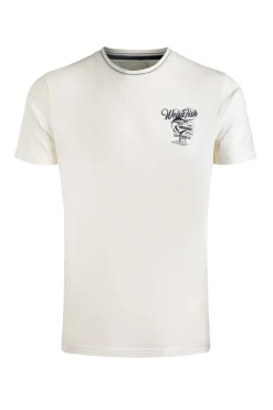 Weird Fish T-Shirts|Marlin Eco Back Print T-Shirt Dusty White