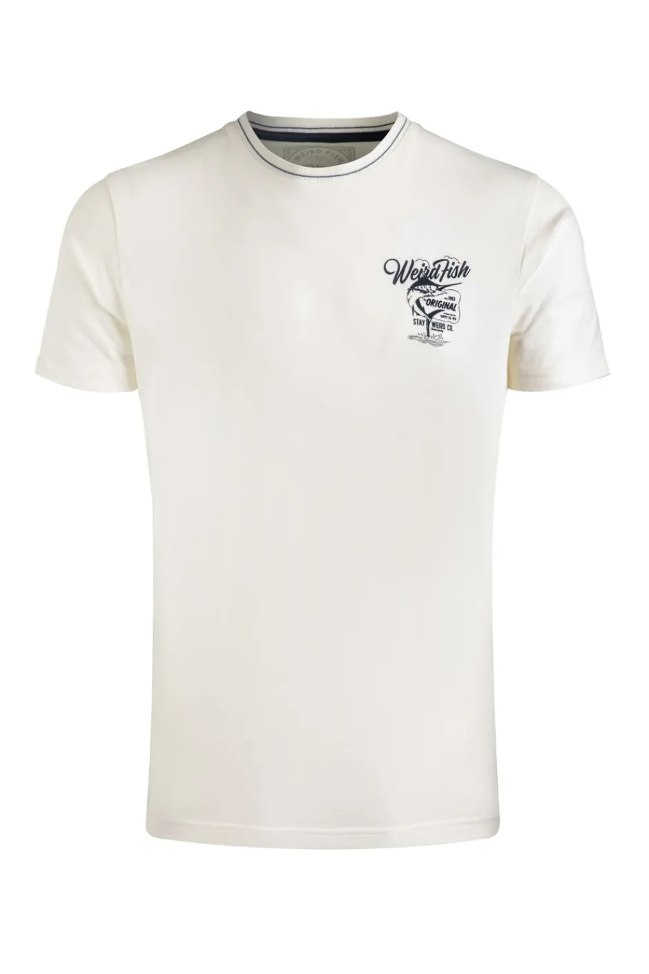 Weird Fish T-Shirts|Marlin Eco Back Print T-Shirt Dusty White