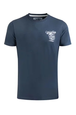 Weird Fish T-Shirts|Marlin Eco Back Print T-Shirt Navy