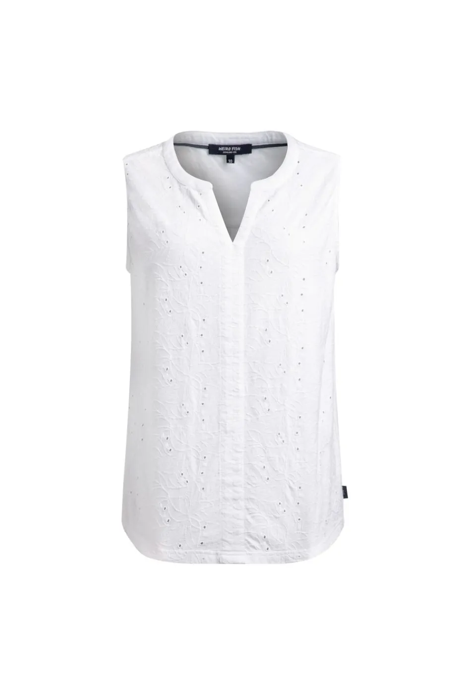 Weird Fish Tunics|Tops & T-Shirts|Maude Broidery Vest White