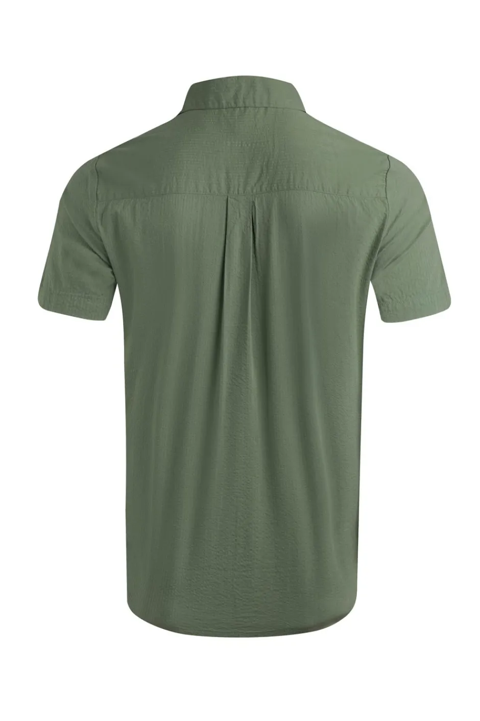 Weird Fish Shirts|Maxwell Seersucker Shirt Army Green