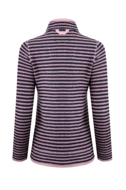 Weird Fish Sweatshirts & Hoodies|Meadow 1/4 Zip Stripe Eco Macaroni Heather