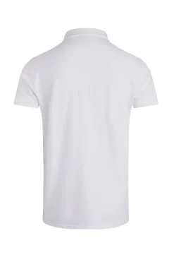 Weird Fish Polo & Rugby Shirts|Miles Organic Cotton Pique Polo White