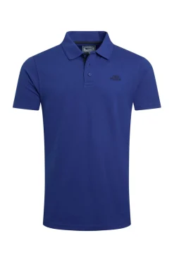 Weird Fish Polo & Rugby Shirts|Miles Organic Cotton Pique Polo Cobalt Blue