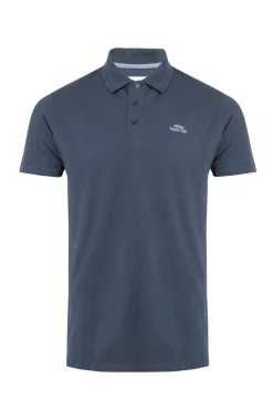 Weird Fish Polo & Rugby Shirts|Miles Organic Cotton Pique Polo Navy