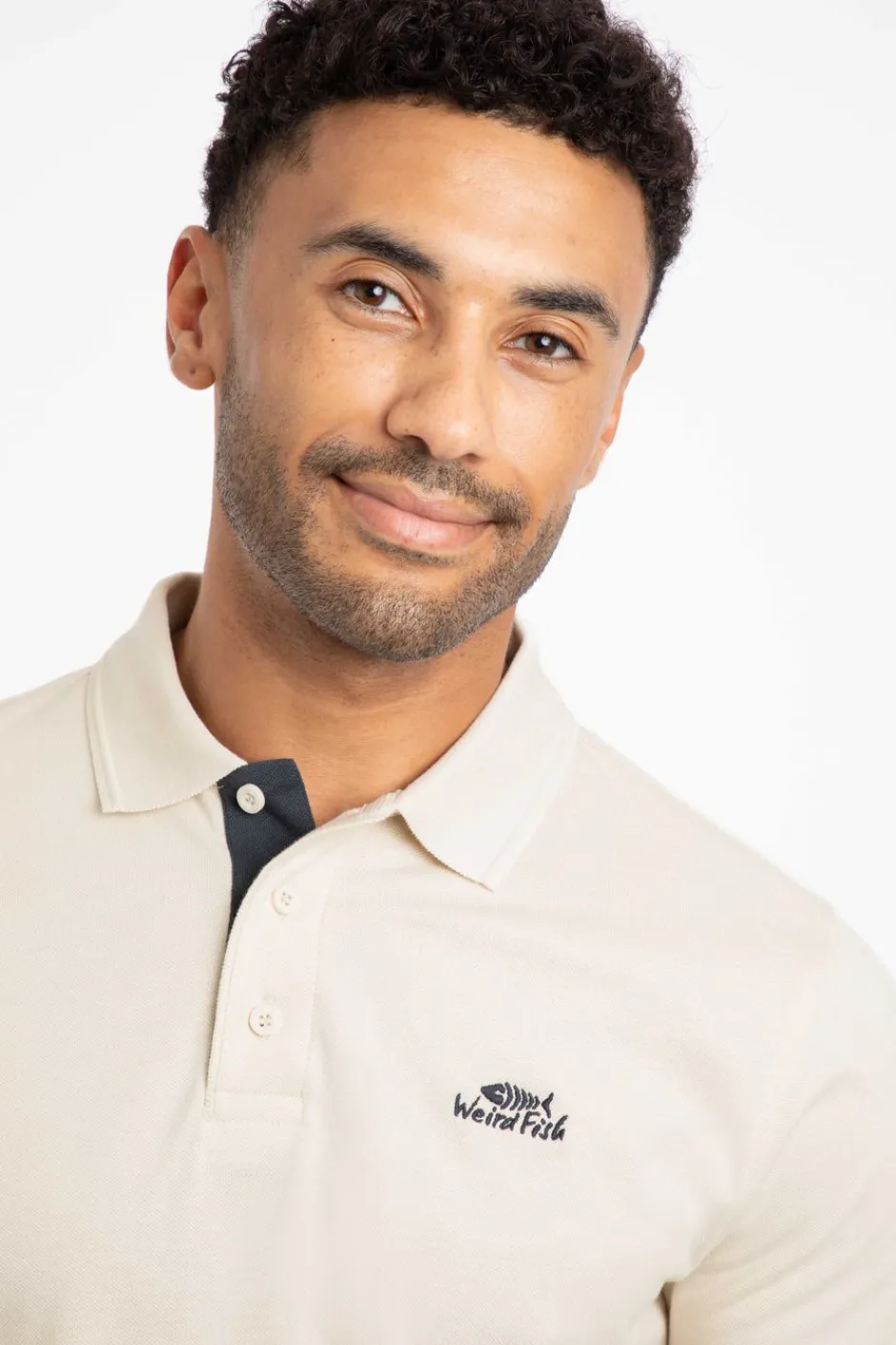 Weird Fish Polo & Rugby Shirts|Miles Organic Cotton Pique Polo String