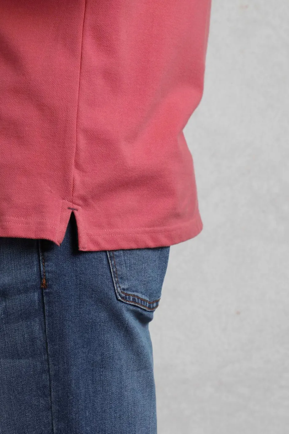 Weird Fish Polo & Rugby Shirts|Miles Organic Cotton Pique Polo Dark Pink