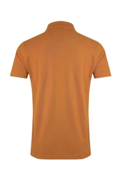 Weird Fish Polo & Rugby Shirts|Miles Organic Cotton Pique Polo Caramel