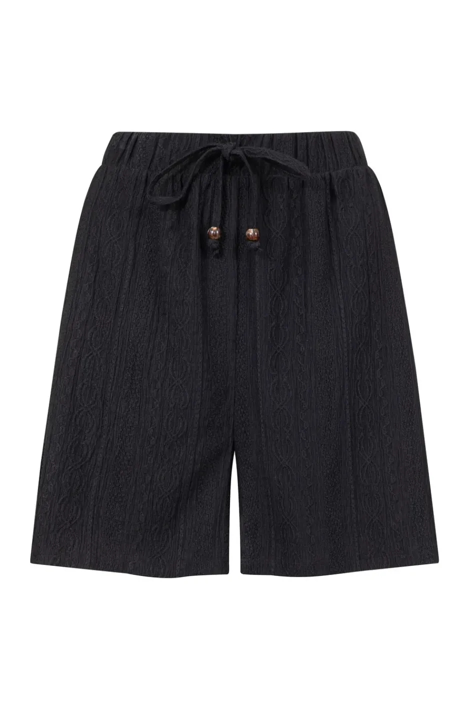 Weird Fish Shorts|Mima Broderie Beach Shorts Black