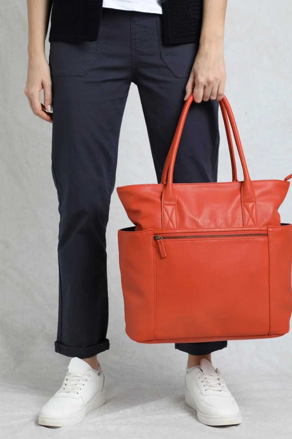 Weird Fish Socks & Tights|Socks & Tights|Mistley Faux Leather Shoulder Bag Orange
