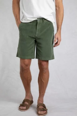 Weird Fish Shorts|Munro Cord Shorts Army Green