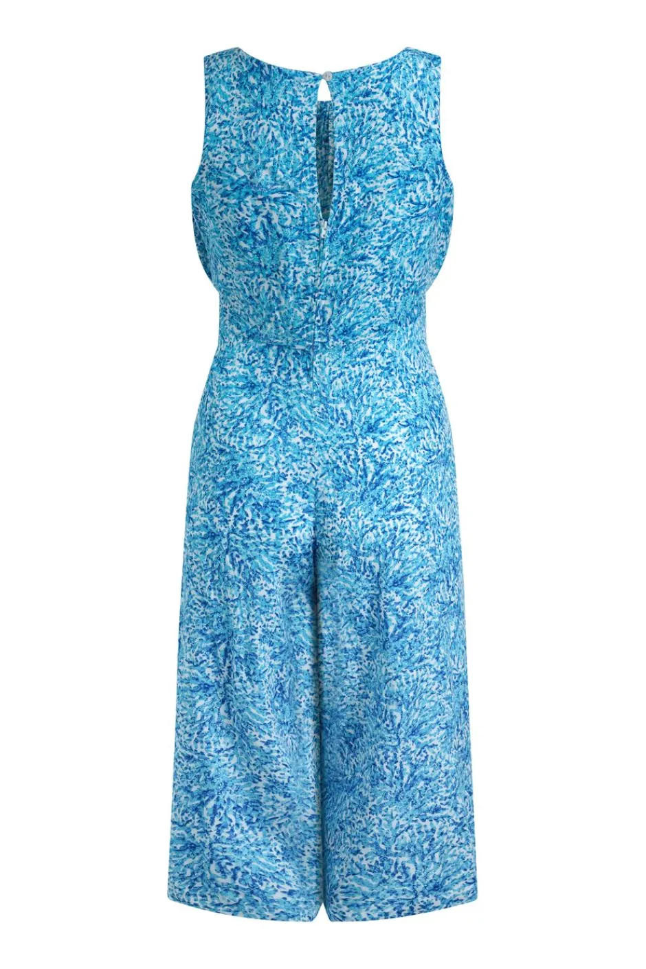 Weird Fish Dresses|Leggings|Nalani LivaEco™ Printed Viscose Jumpsuit Azure