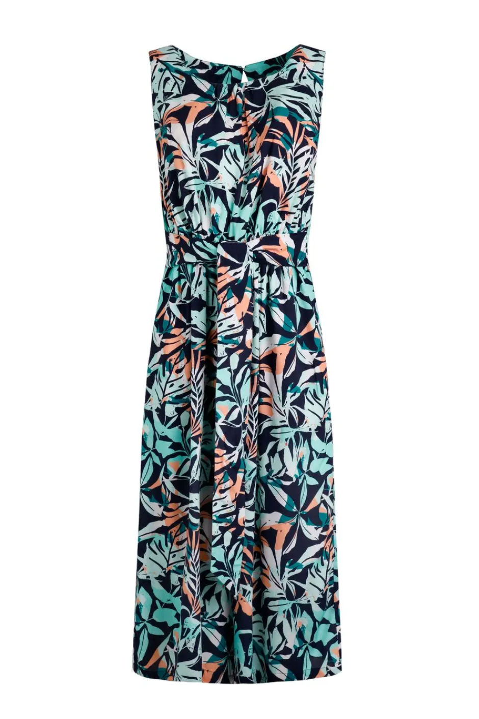 Weird Fish Dresses|Leggings|Nalani LivaEco™ Printed Viscose Jumpsuit Aqua blue