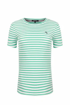 Weird Fish Tunics|Tops & T-Shirts|Natalie Organic Cotton Striped Crew Neck T-Shirt Peapod
