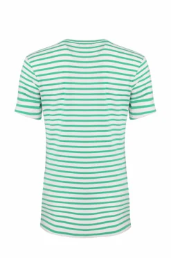 Weird Fish Tunics|Tops & T-Shirts|Natalie Organic Cotton Striped Crew Neck T-Shirt Peapod