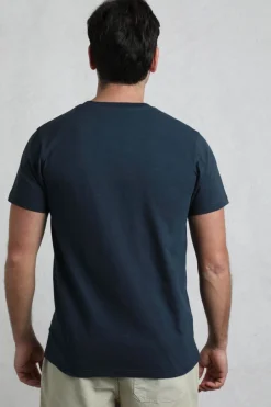 Weird Fish T-Shirts|Nautical Sky Eco Front Print T-Shirt Navy