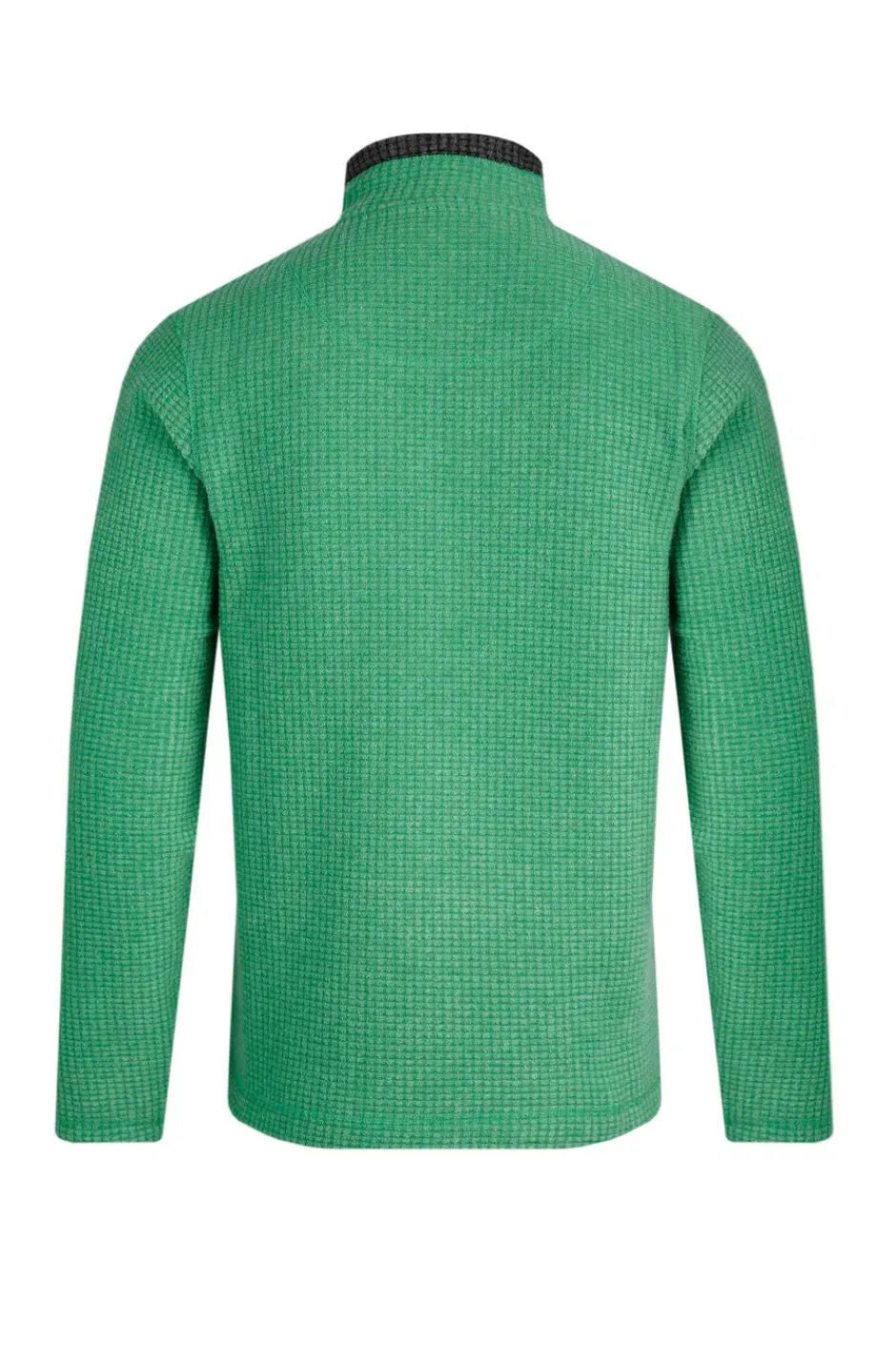 Weird Fish Fleece|Newark Eco 1/4 Zip Grid Fleece Dark Green