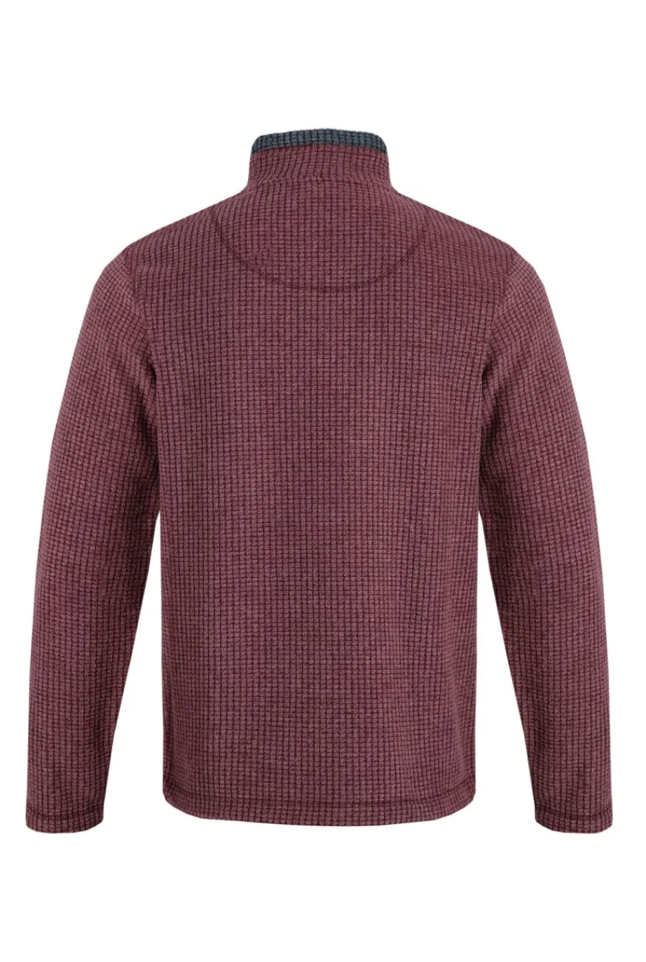 Weird Fish Fleece|Newark Eco 1/4 Zip Grid Fleece Garnet