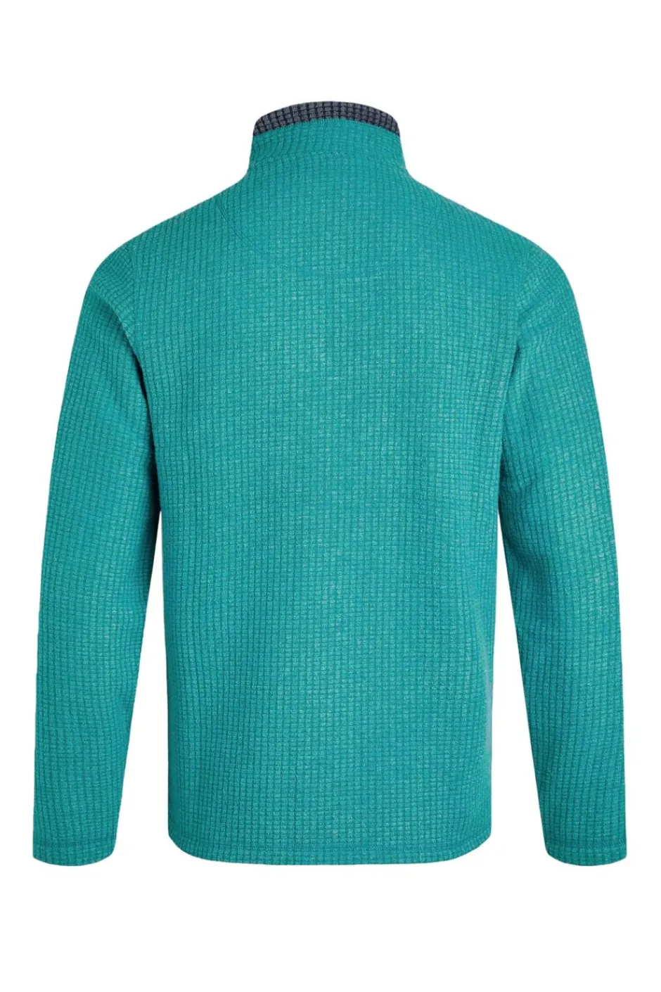 Weird Fish Fleece|Newark Eco 1/4 Zip Grid Fleece Viridis