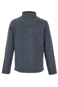 Weird Fish Fleece|Newark Eco 1/4 Zip Grid Fleece Navy