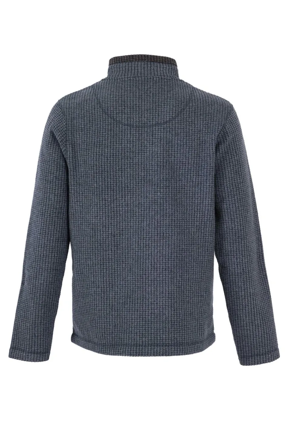 Weird Fish Fleece|Newark Eco 1/4 Zip Grid Fleece Navy