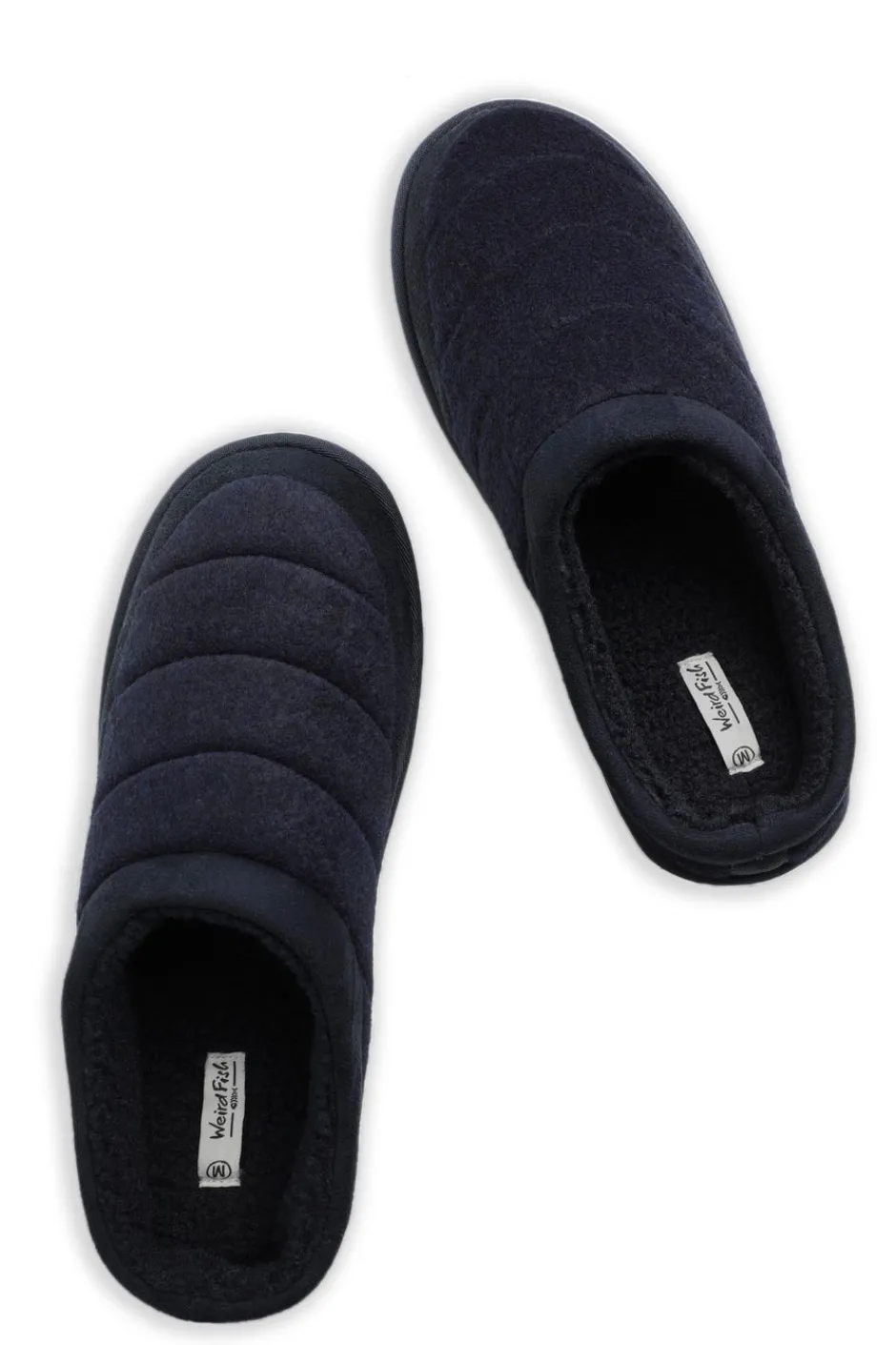 Weird Fish Caps & Scarves|Scarves & Caps|Newbridge Felt Slippers Navy