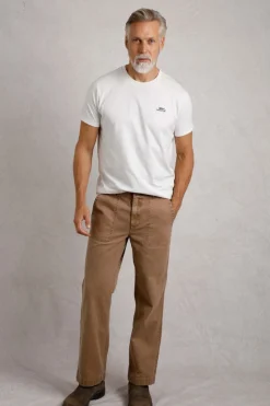 Weird Fish Trousers & Jeans|Newhaven Workwear Trousers Tan