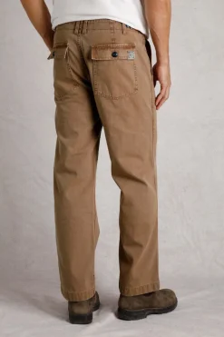 Weird Fish Trousers & Jeans|Newhaven Workwear Trousers Tan