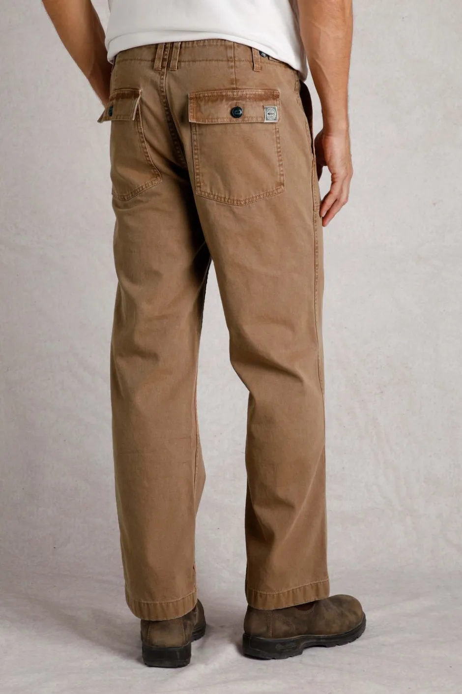 Weird Fish Trousers & Jeans|Newhaven Workwear Trousers Tan