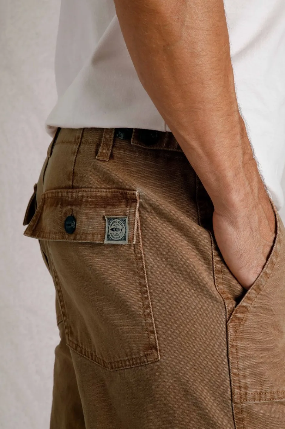 Weird Fish Trousers & Jeans|Newhaven Workwear Trousers Tan