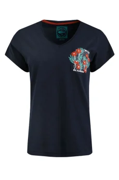 Weird Fish Tunics|Tops & T-Shirts|No Rain No Flowers Organic Cotton Slub Pocket T-Shirt Navy