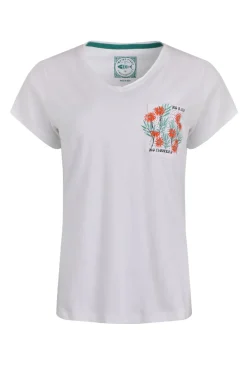Weird Fish Tunics|Tops & T-Shirts|No Rain No Flowers Organic Cotton Slub Pocket T-Shirt White