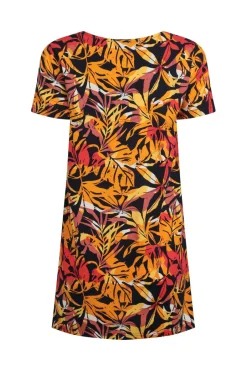 Weird Fish Tunics|Tops & T-Shirts|Nuri LivaEco™ Viscose Printed Tunic Caramel