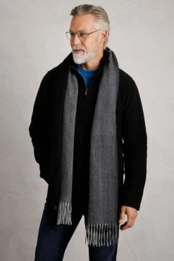 Weird Fish Caps & Scarves|Scarves & Caps|Oban Eco Ombre Scarf Anthracite
