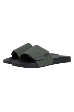Weird Fish Flipflops And Footwear|Flipflops And Footwear|Oliver Pool Sliders Army Green