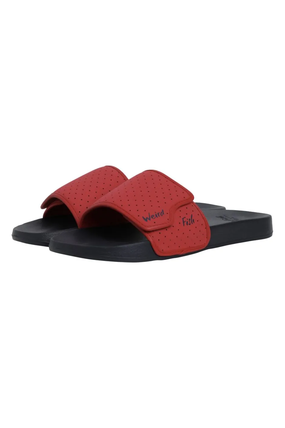 Weird Fish Caps & Scarves|Scarves & Caps|Oliver Pool Sliders Retro Red