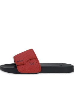 Weird Fish Caps & Scarves|Scarves & Caps|Oliver Pool Sliders Retro Red