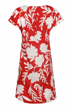 Weird Fish Dresses|Linen|Orlando Linen Rich Pocket Dress Radical Red