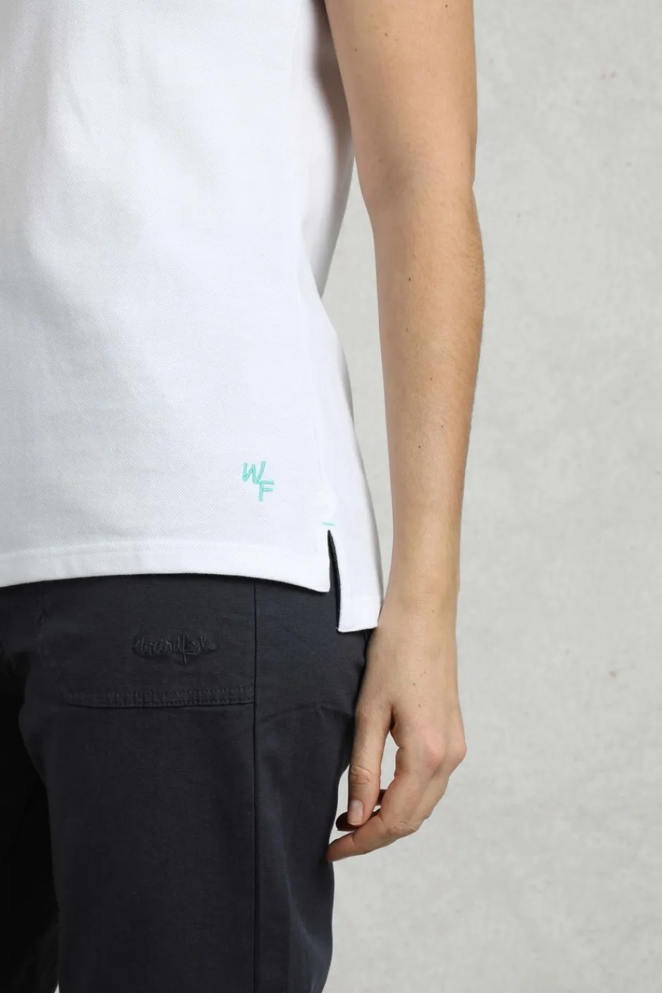 Weird Fish Tunics|Tops & T-Shirts|Pammie Organic Cotton Pique Polo Shirt White