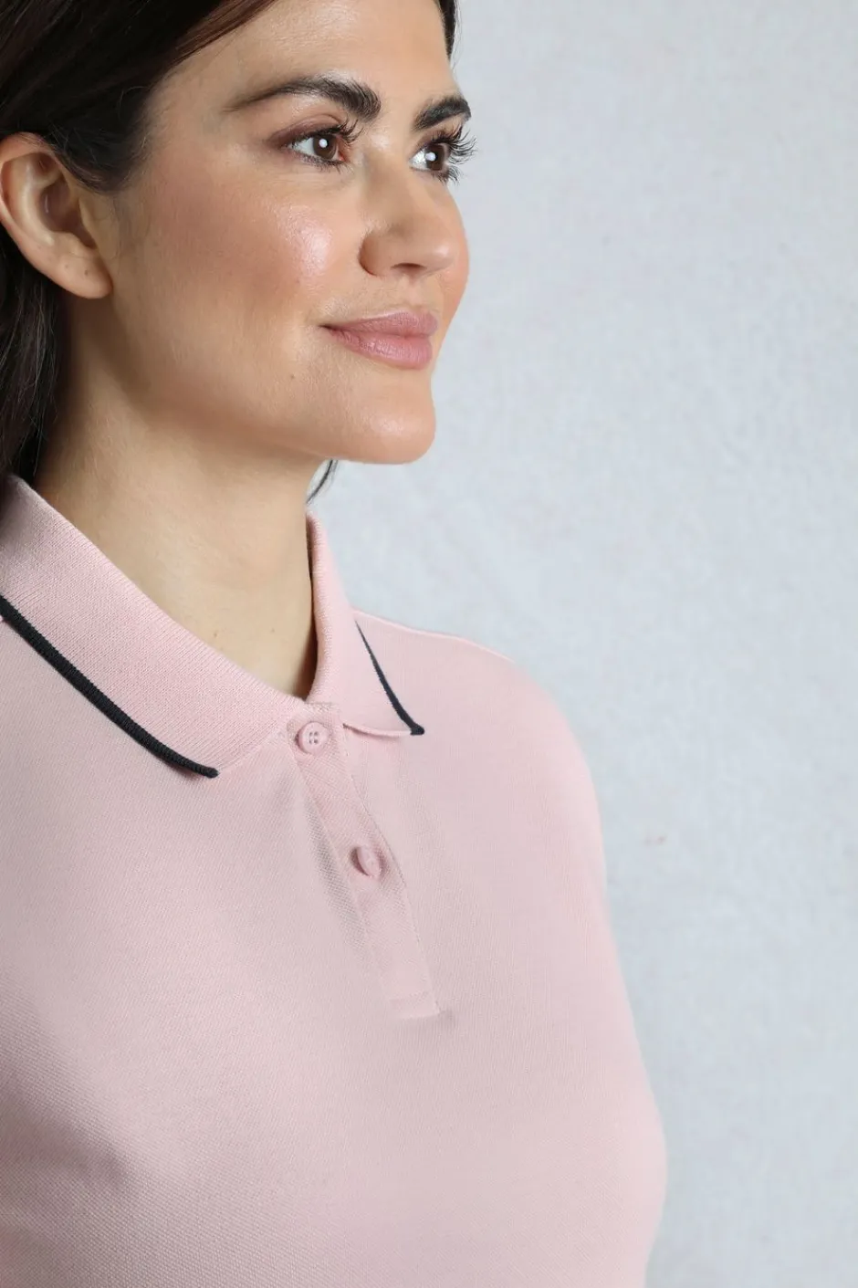 Weird Fish Tunics|Tops & T-Shirts|Pammie Organic Cotton Pique Polo Shirt Pink