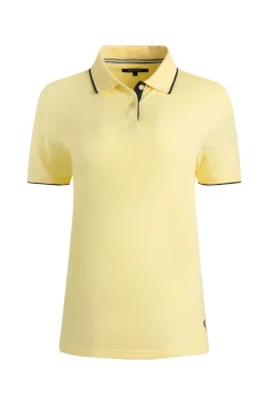 Weird Fish Tunics|Tops & T-Shirts|Pammie Organic Cotton Pique Polo Shirt Yellow