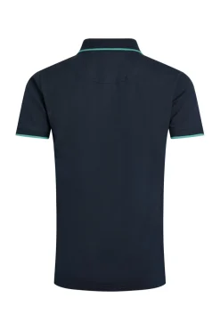 Weird Fish Tunics|Tops & T-Shirts|Pammie Organic Cotton Pique Polo Shirt Navy