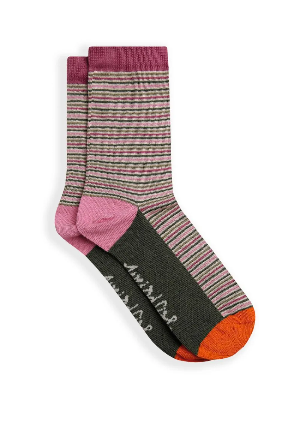 Weird Fish Socks & Tights|Socks & Tights|Parade Patterned Socks 3 Pack Olive Green