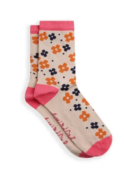 Weird Fish Socks & Tights|Socks & Tights|Parade Patterned Socks 3 Pack Brick Orange