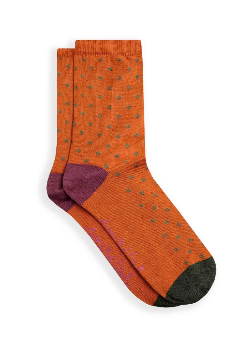 Weird Fish Socks & Tights|Socks & Tights|Parade Patterned Socks 3 Pack Brick Orange