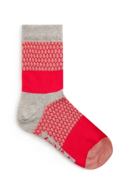 Weird Fish Socks & Tights|Socks & Tights|Parade Patterned Socks 3 Pack Rosewood