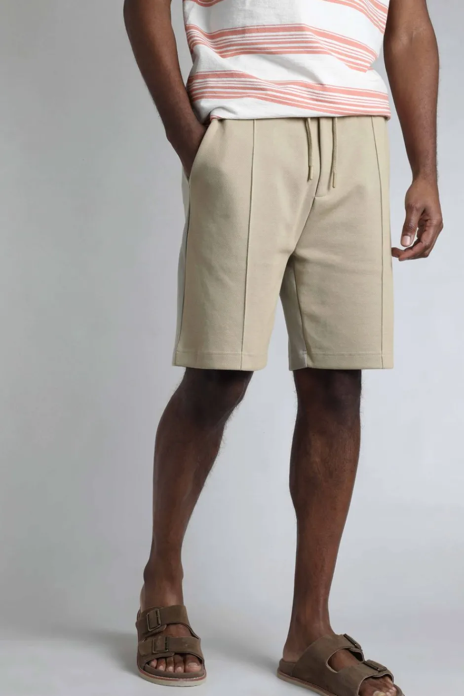 Weird Fish Shorts|Pasco Pique Jersey Shorts Flint Stone