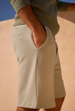 Weird Fish Shorts|Pasco Pique Jersey Shorts Flint Stone